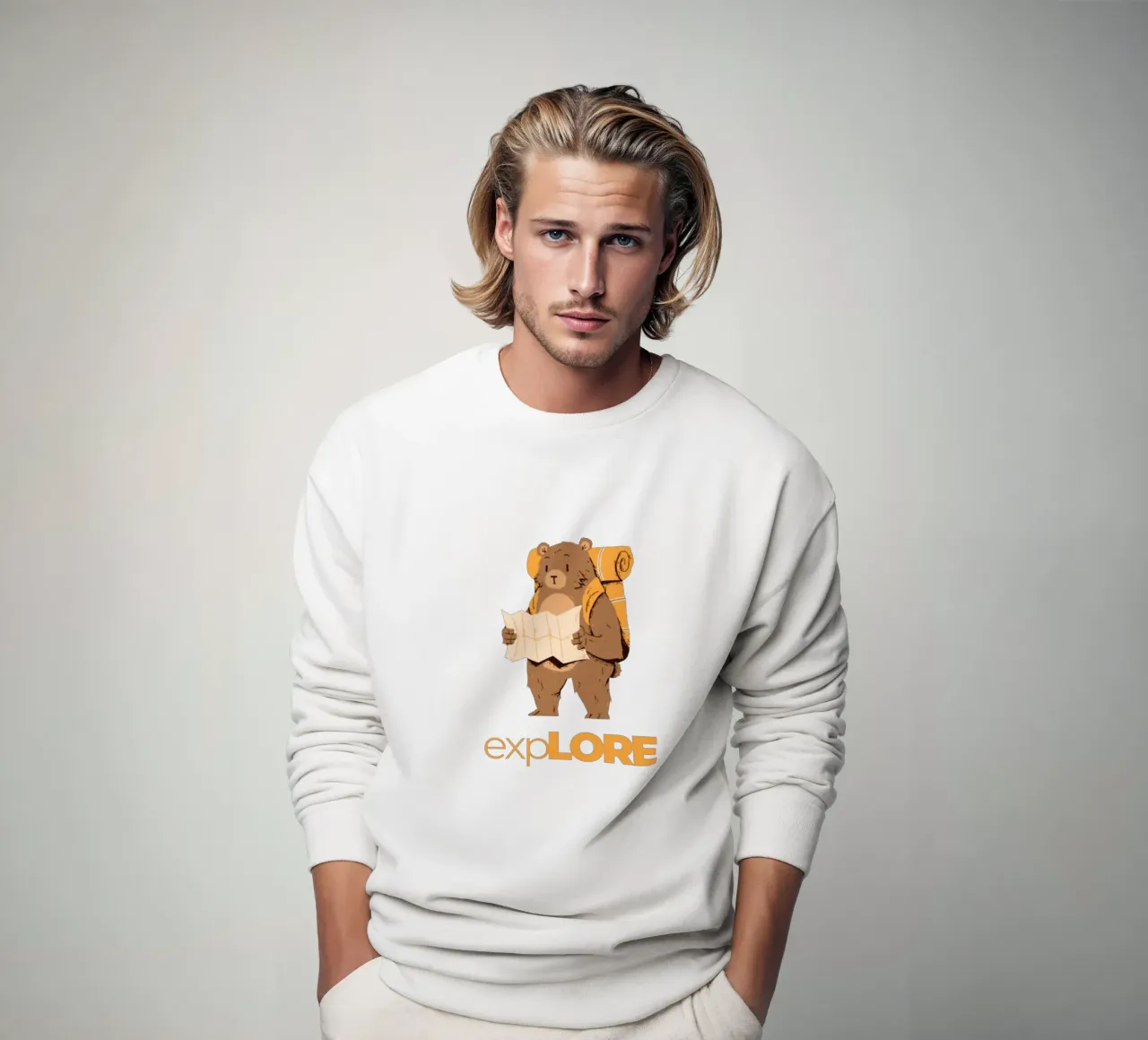 Explore sweatshirt by Olivia Creator