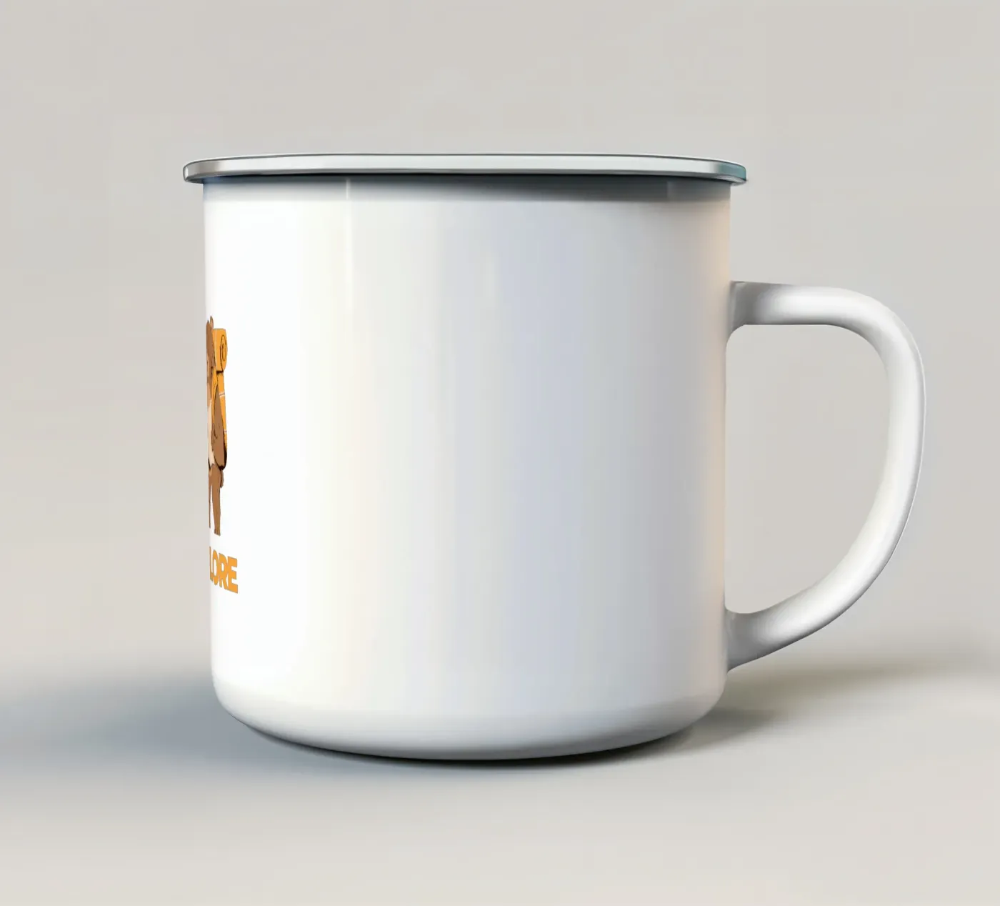 Explore enamel mug by Olivia Creator