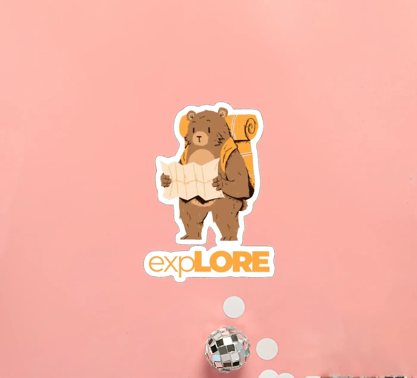 Esplorare adesivo da Olivia Creator