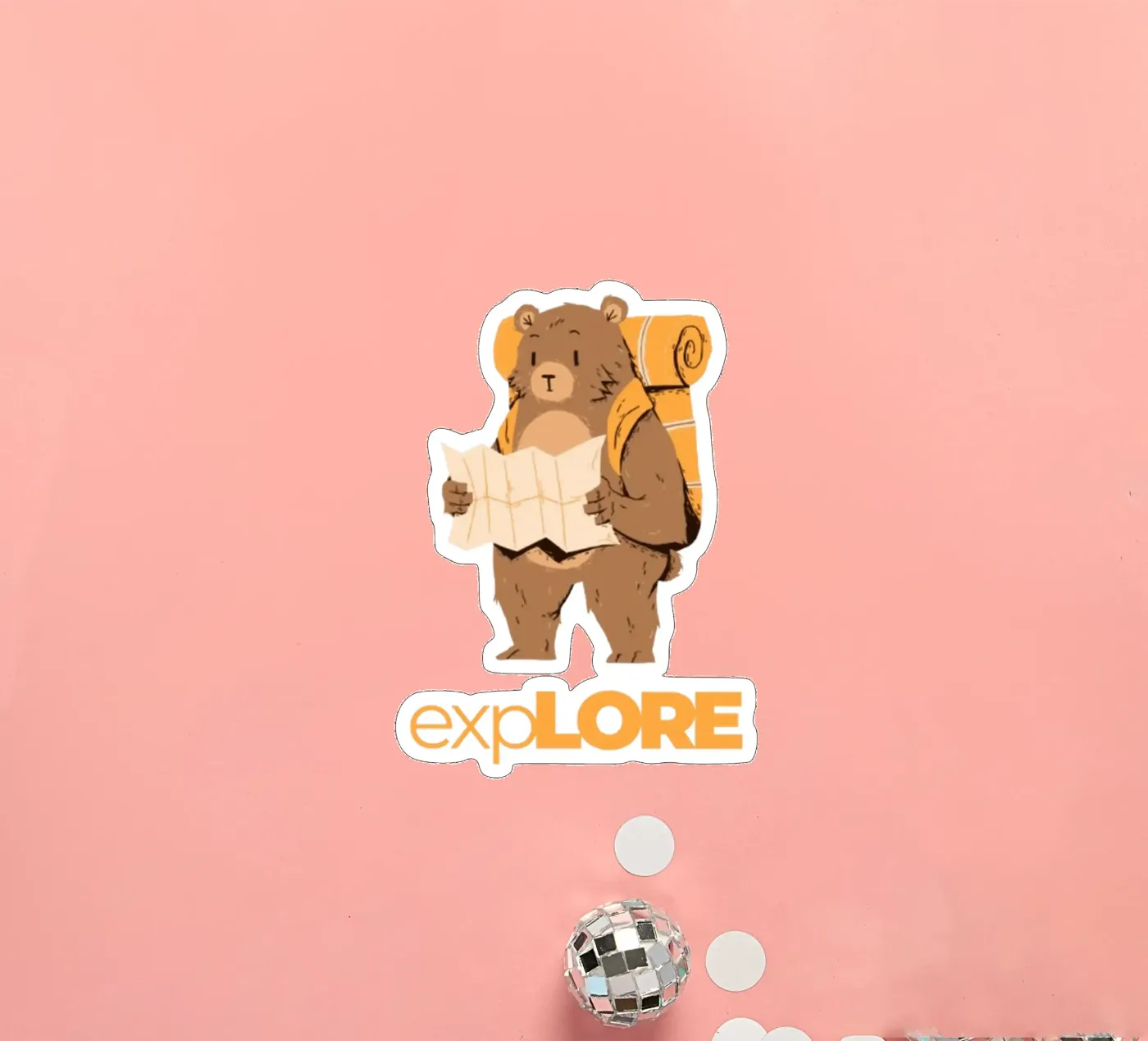 Verken sticker van Olivia Creator