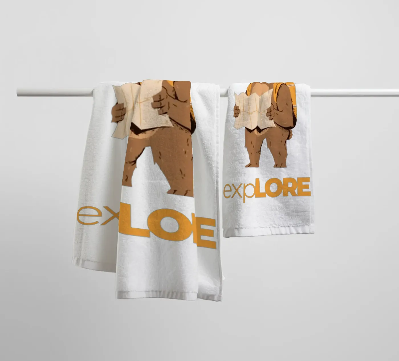 Verken badhanddoek van Olivia Creator