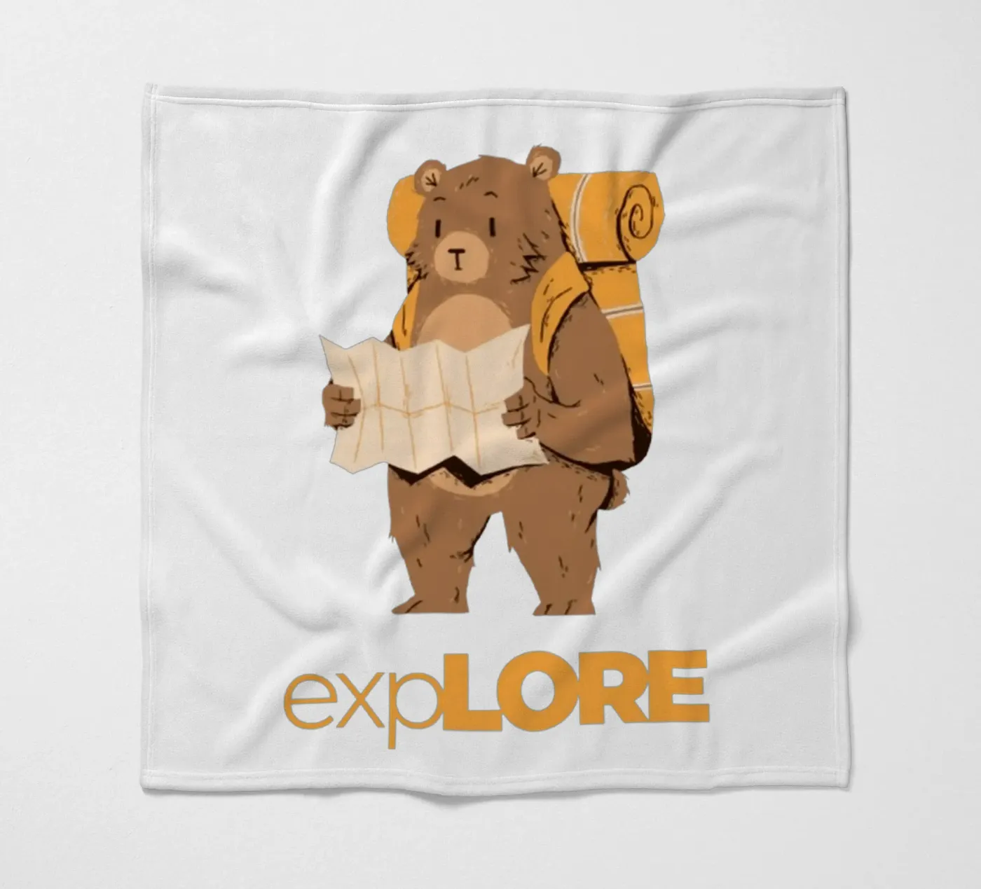 Explore fleece blanket by Olivia Creator