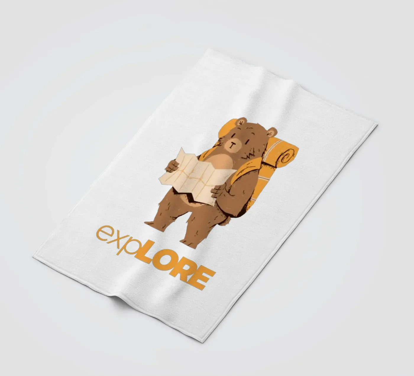 Explore fleece blanket by Olivia Creator