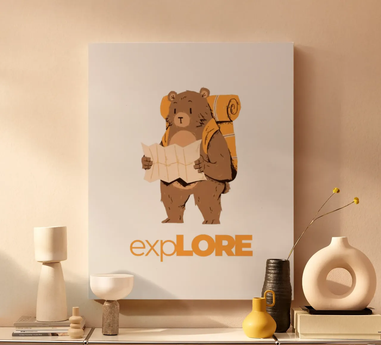 Verken canvas met Baklijst van Olivia Creator