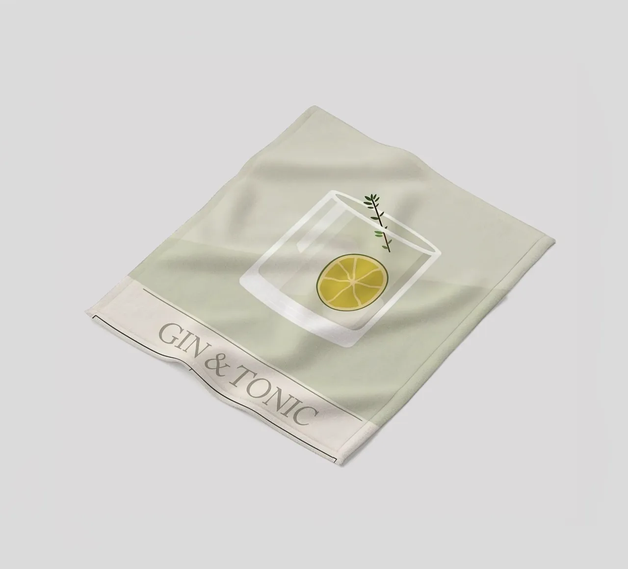 Cocktail di Gin e Tonic coperta in pile da Mildred Store