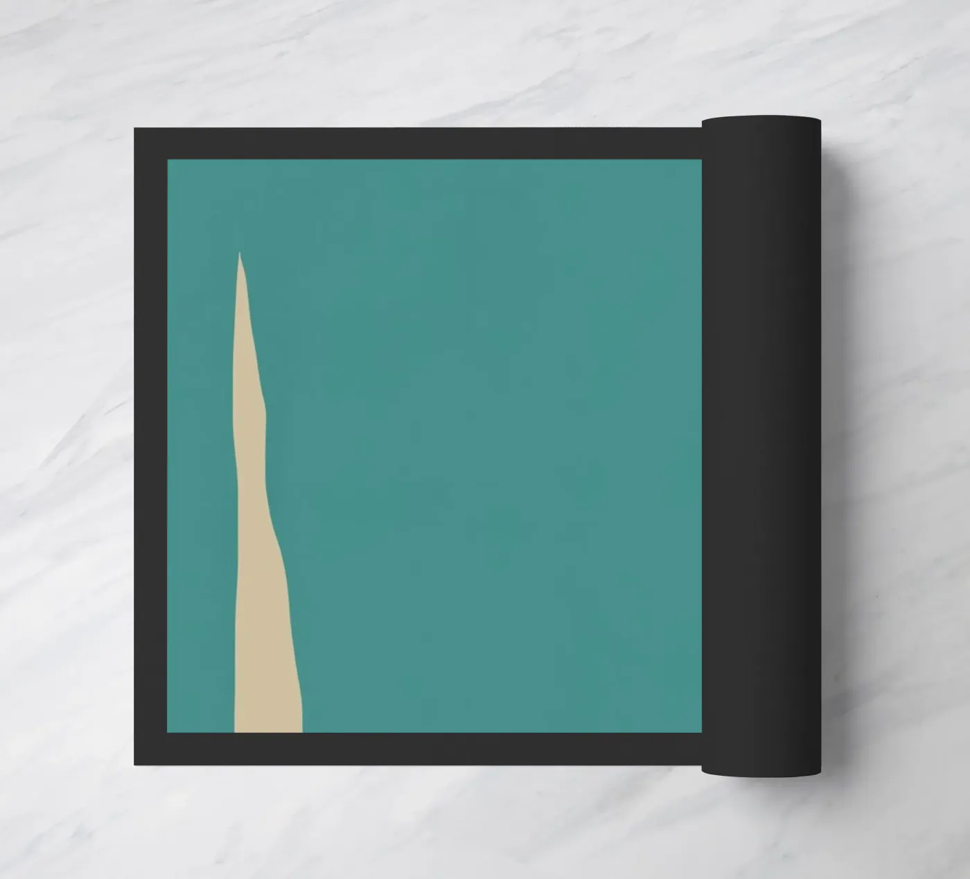 Cut out composition 02 doormat by Little Dean
