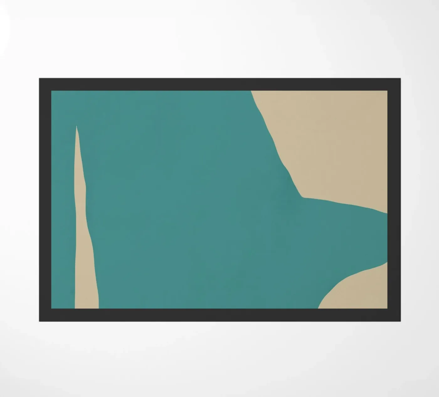 Cut out composition 02 doormat by Little Dean