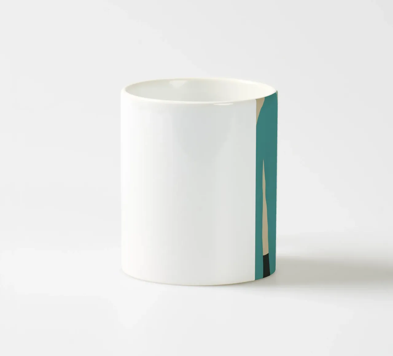 Ritagliare la composizione 02 tazza in ceramica da Little Dean