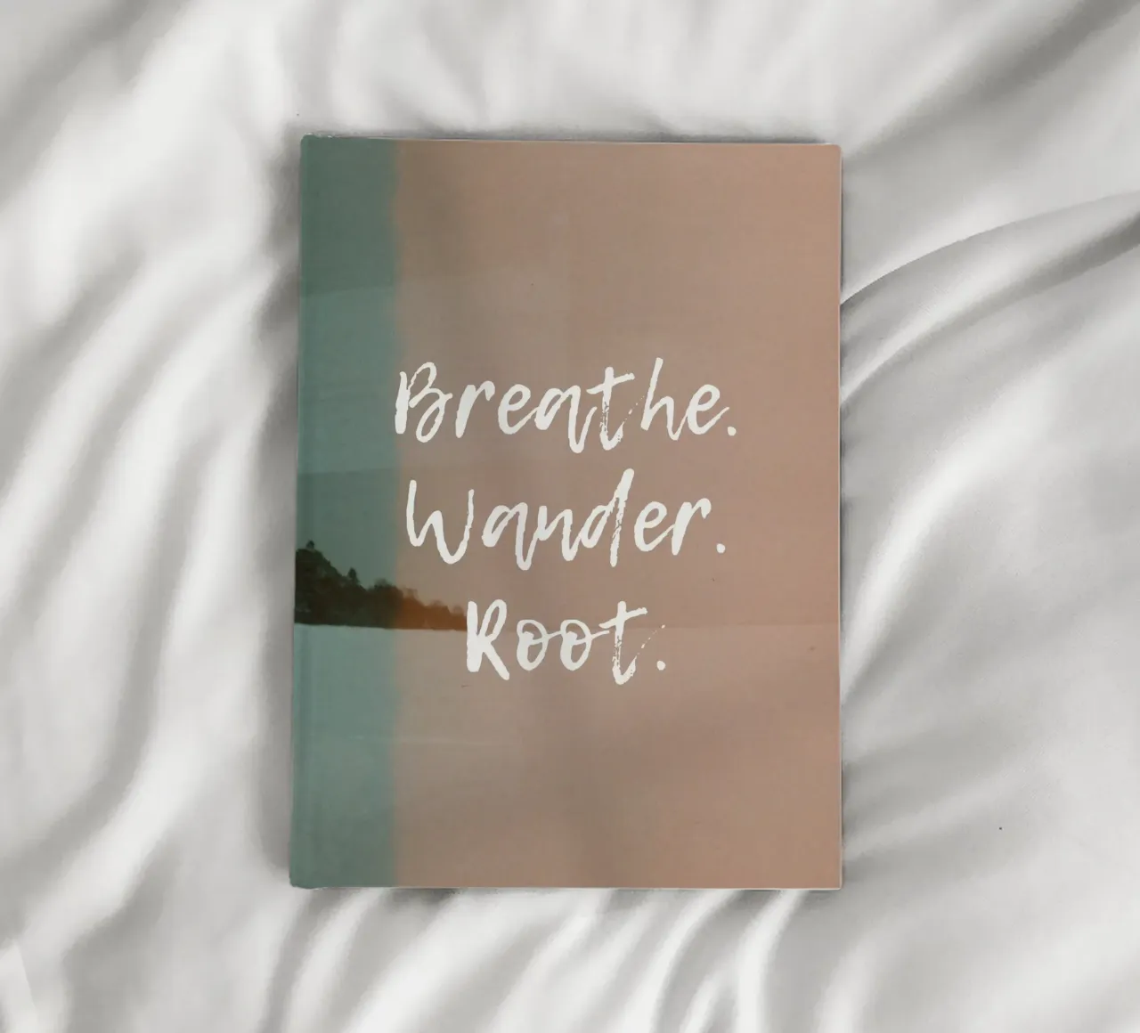 BREATHE. WANDER. ROOT Notizbuch von Einfach Uebel