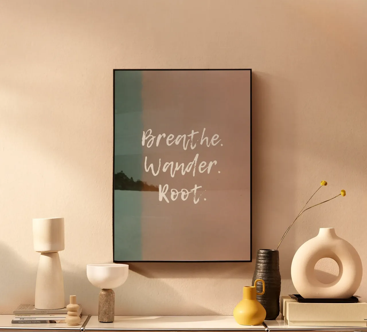 BREATHE. WANDER. ROOT plexiglass da Einfach Uebel