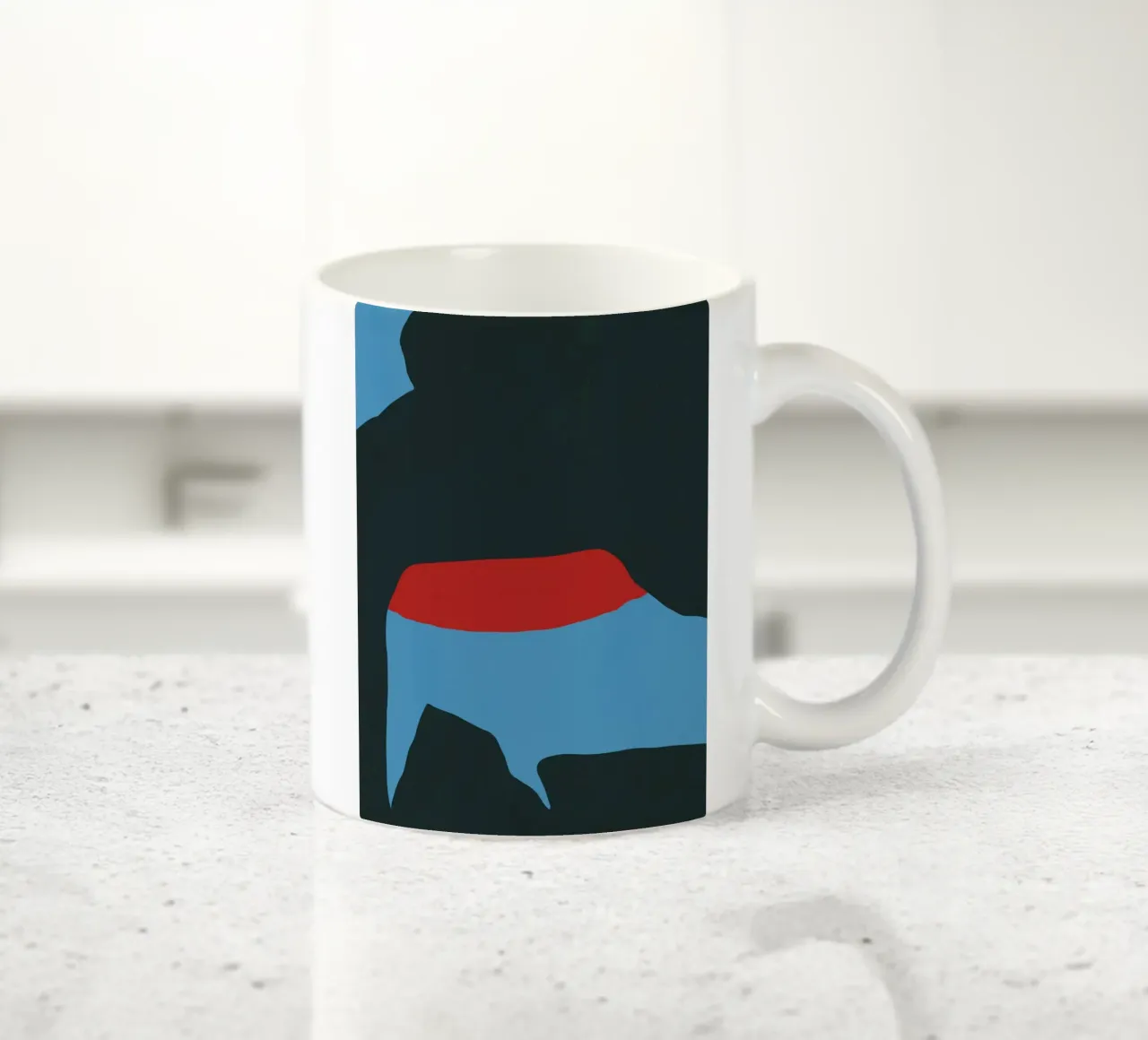 Ritagliare la composizione 03 tazza in ceramica da Little Dean