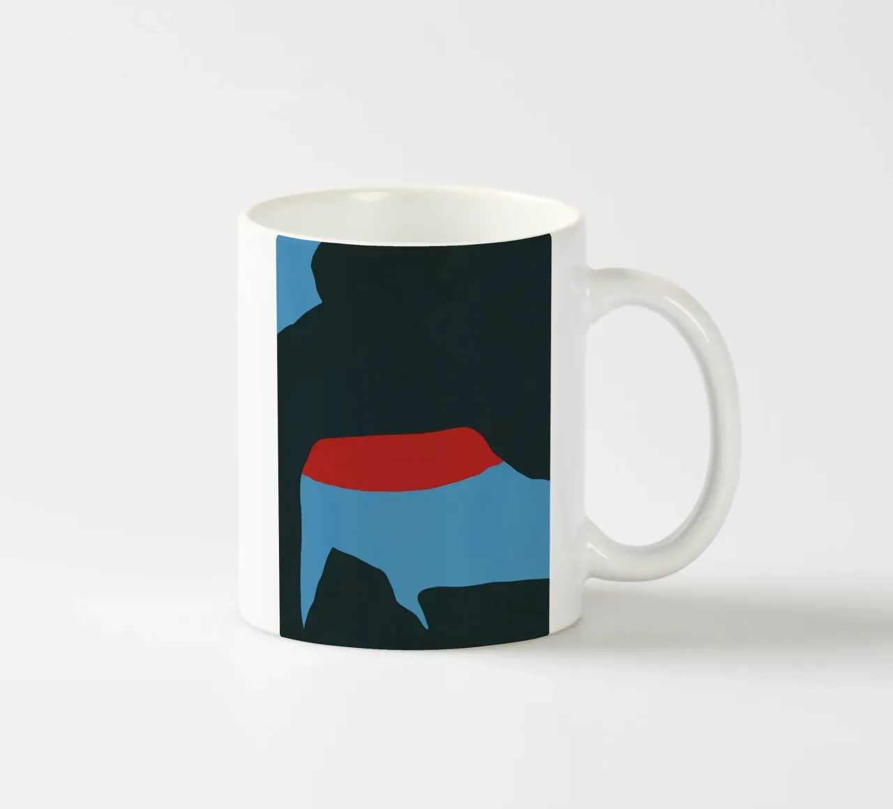 Ritagliare la composizione 03 tazza in ceramica da Little Dean