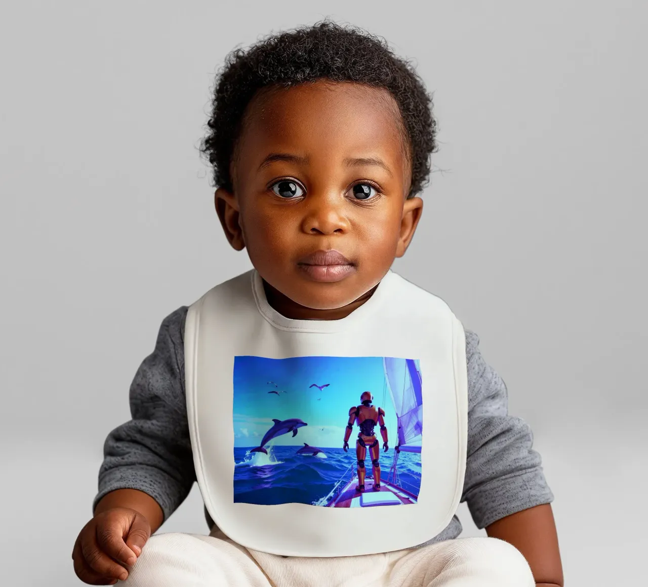 ROBOT SUR UN VOILIER. Eau bleue. bavaglino da Thierry vobmann photography