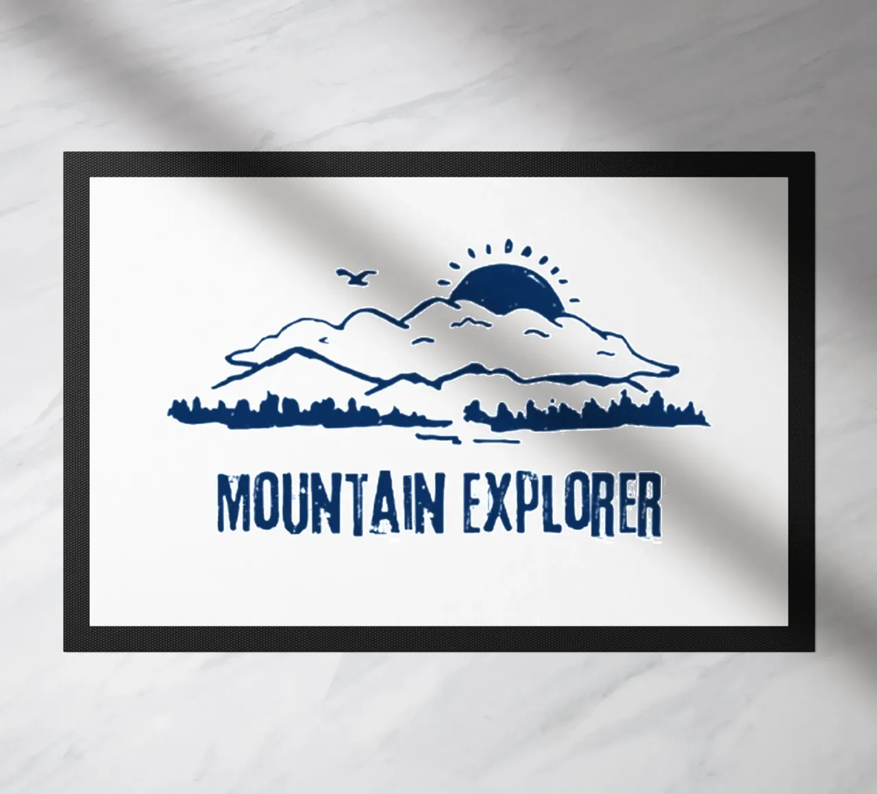 Mountain Explorer doormat by Olivia Creator