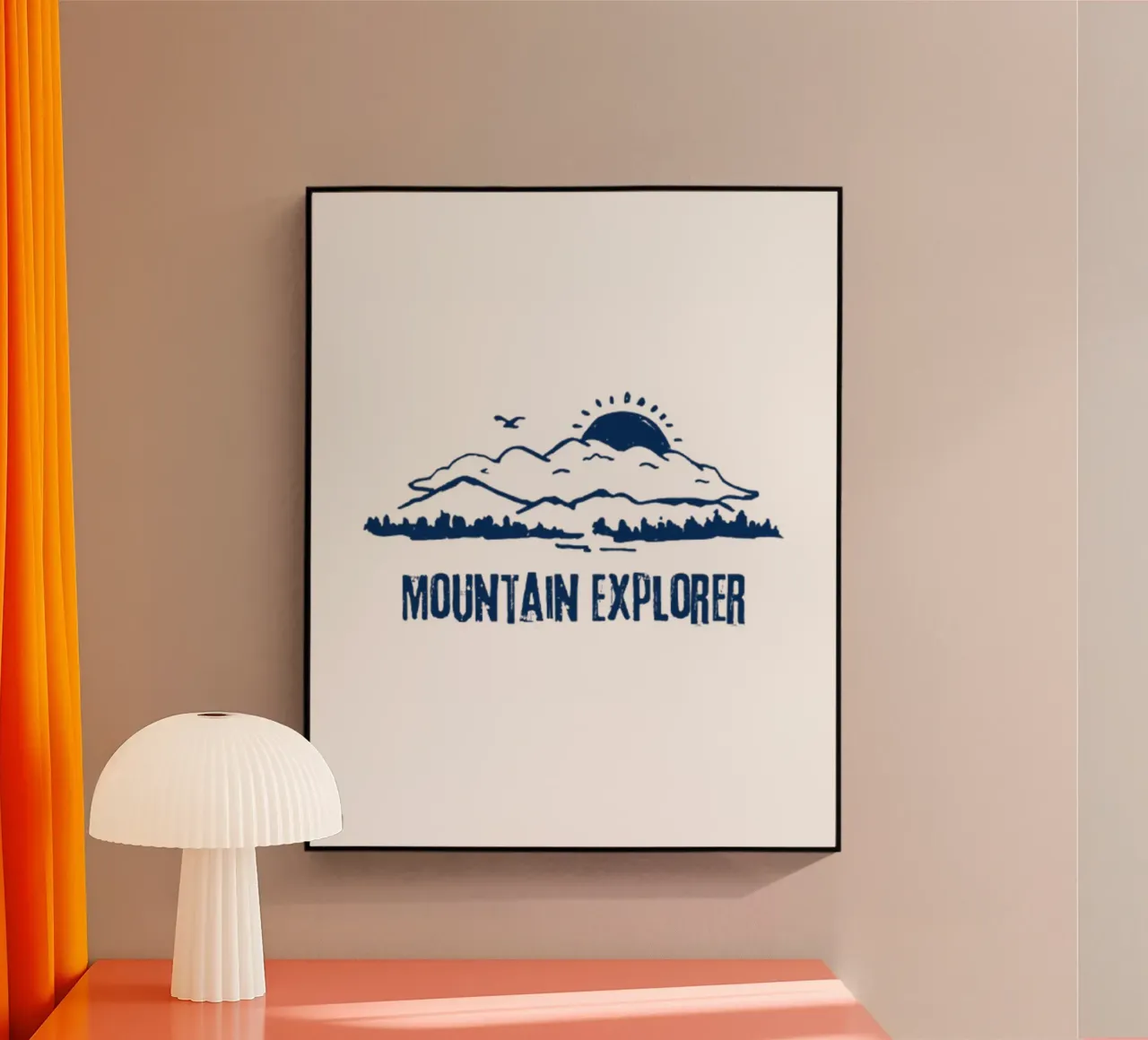 Esploratore di montagna plexiglass da Olivia Creator