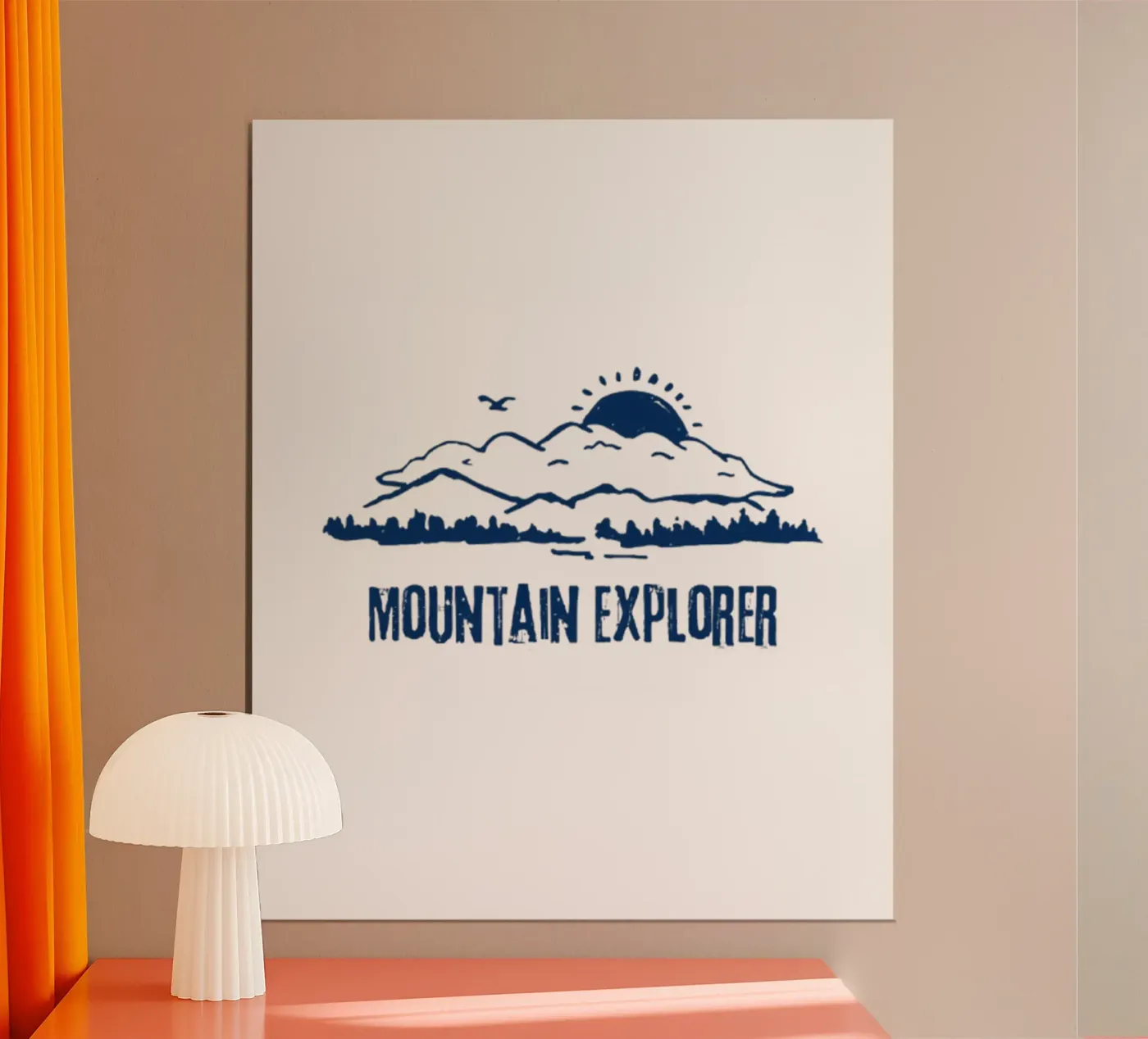 Mountain Explorer poster by Olivia Creator