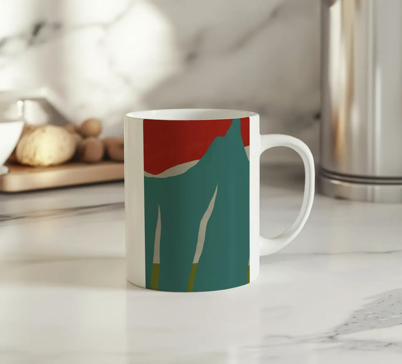 Ritagliare la composizione 06 tazza in ceramica da Little Dean