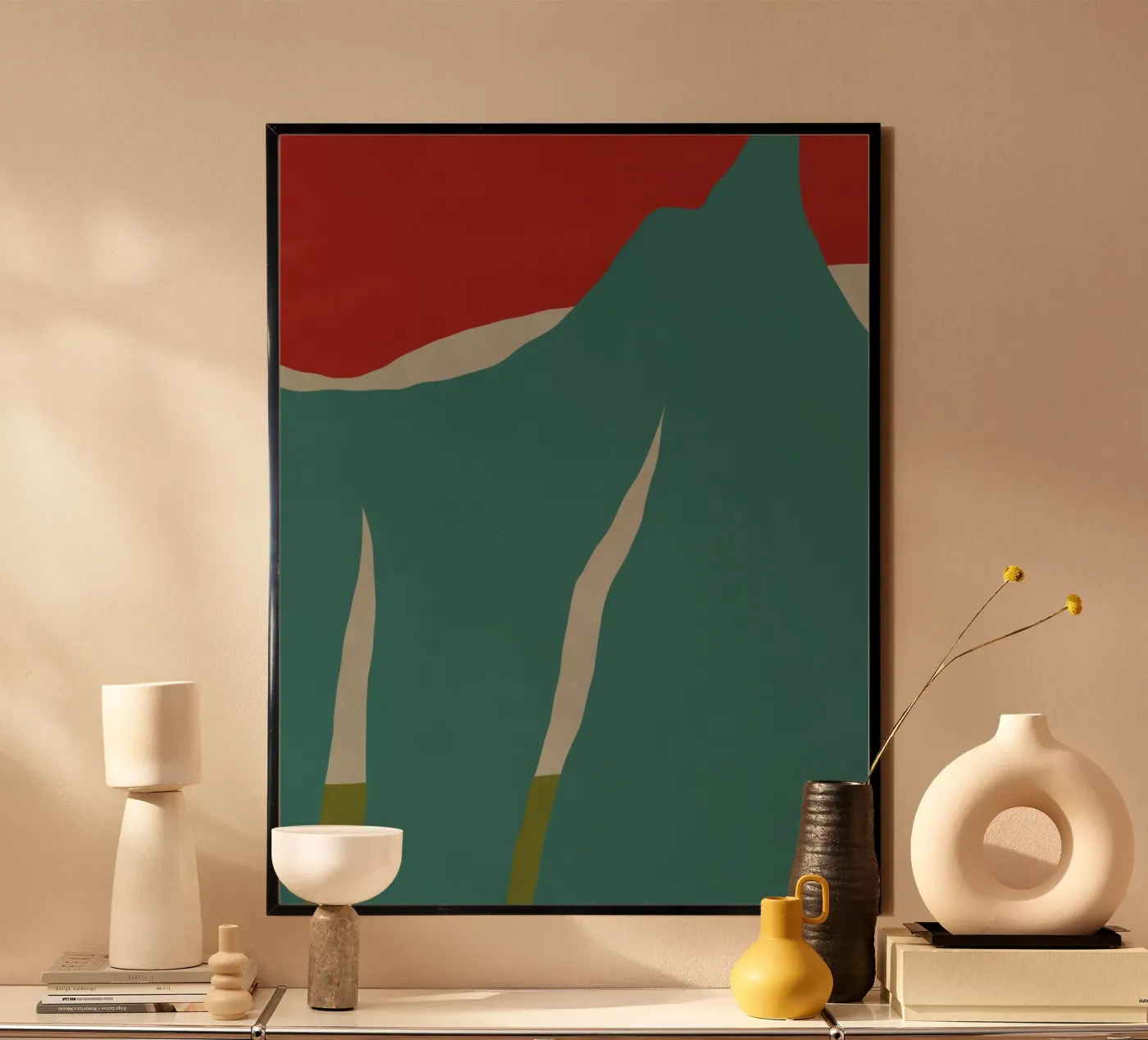 Cut out composition 06 poster by Little Dean