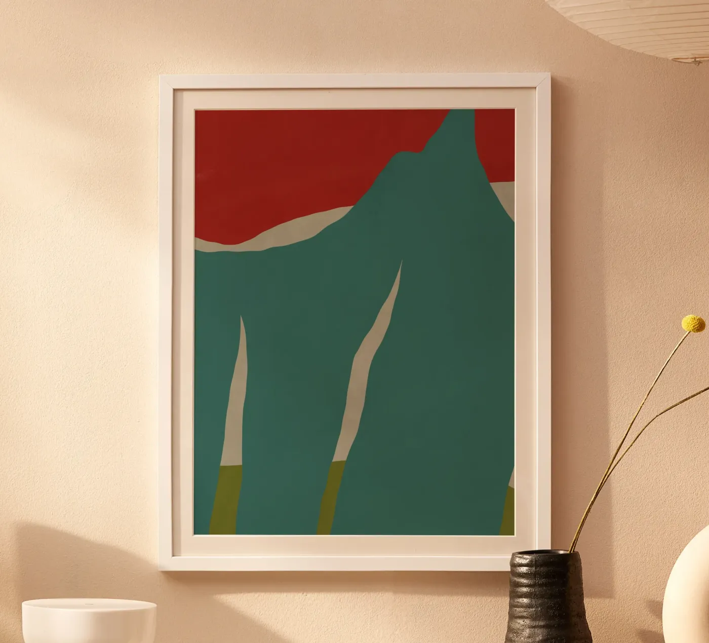 Cut out composition 06 poster by Little Dean