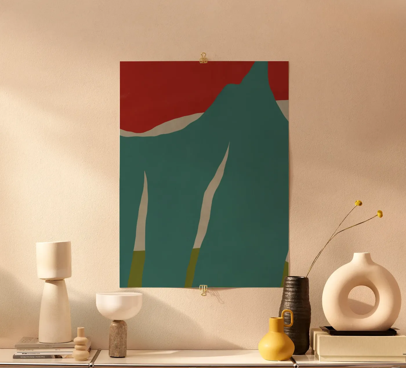 Cut out composition 06 poster by Little Dean