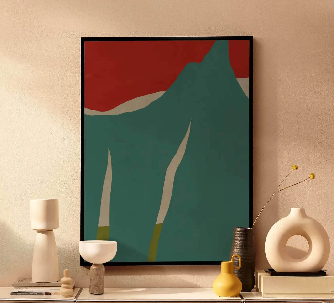 Cut out composition 06 poster by Little Dean