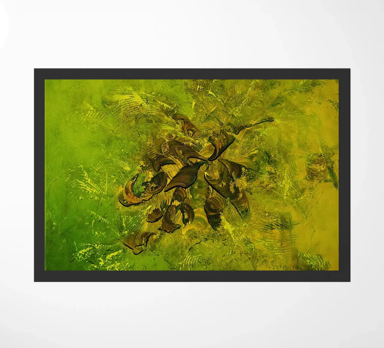 HAPPY NEW YEAR. Fußmatte von Thierry Vobmann Abstract painting