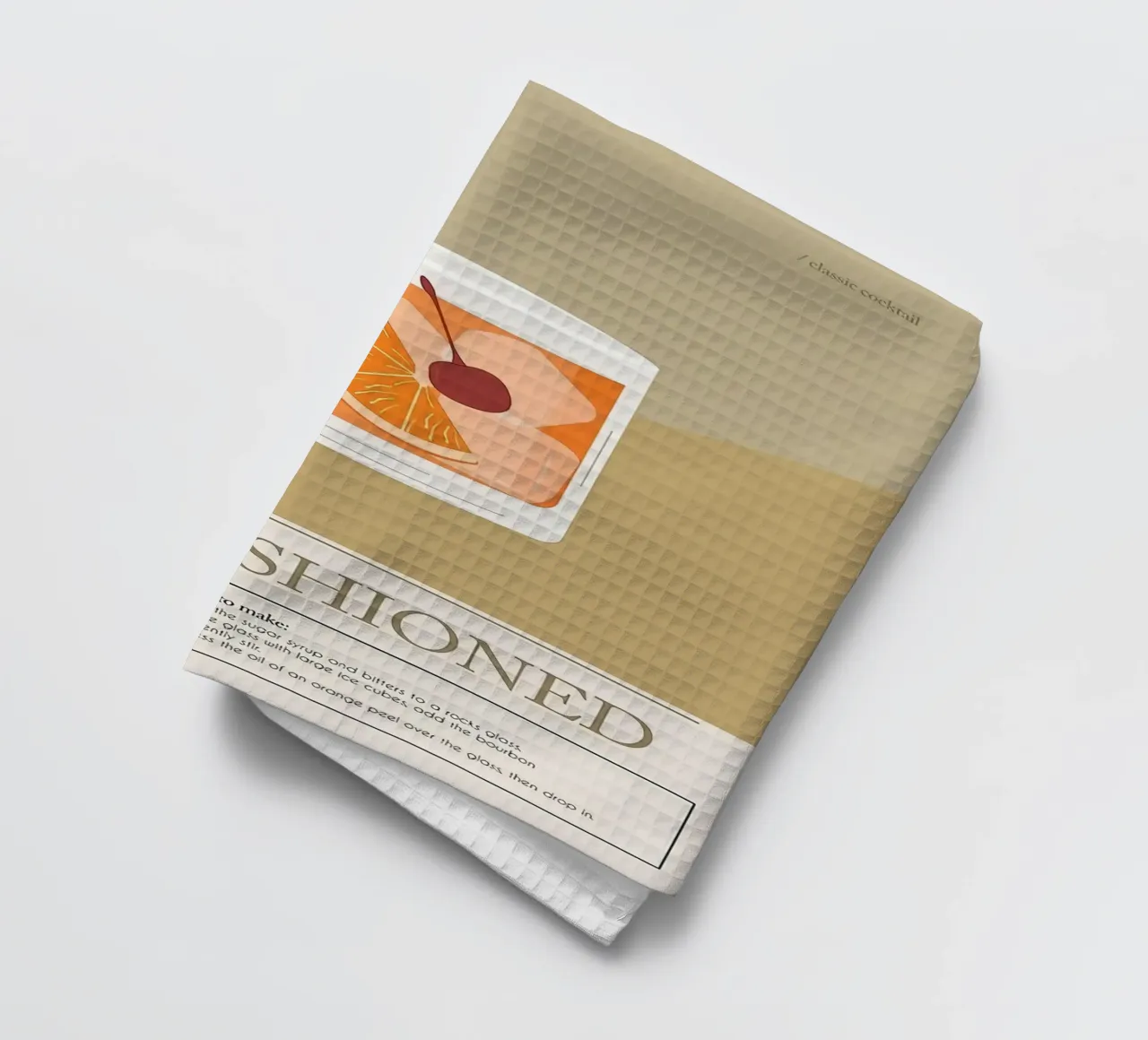 Cocktail à l'ancienne torchon de Mildred Store