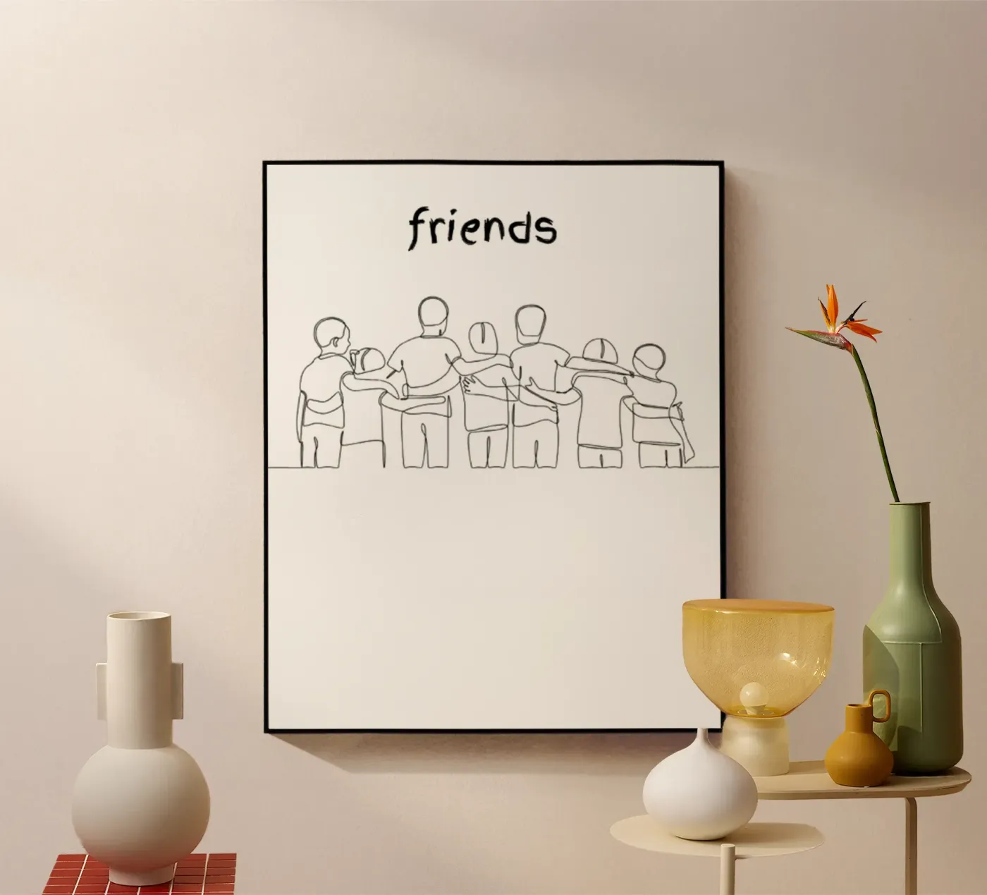 Friends plexiglass da Olivia Creator