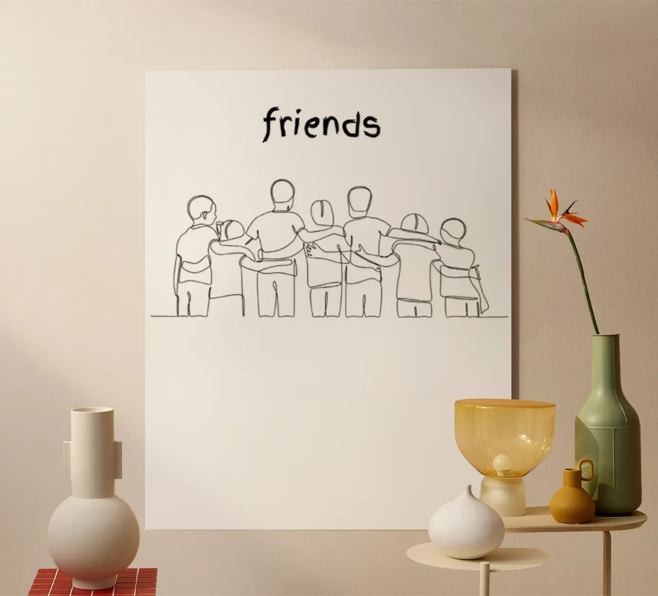 Gli amici plexiglass da Olivia Creator