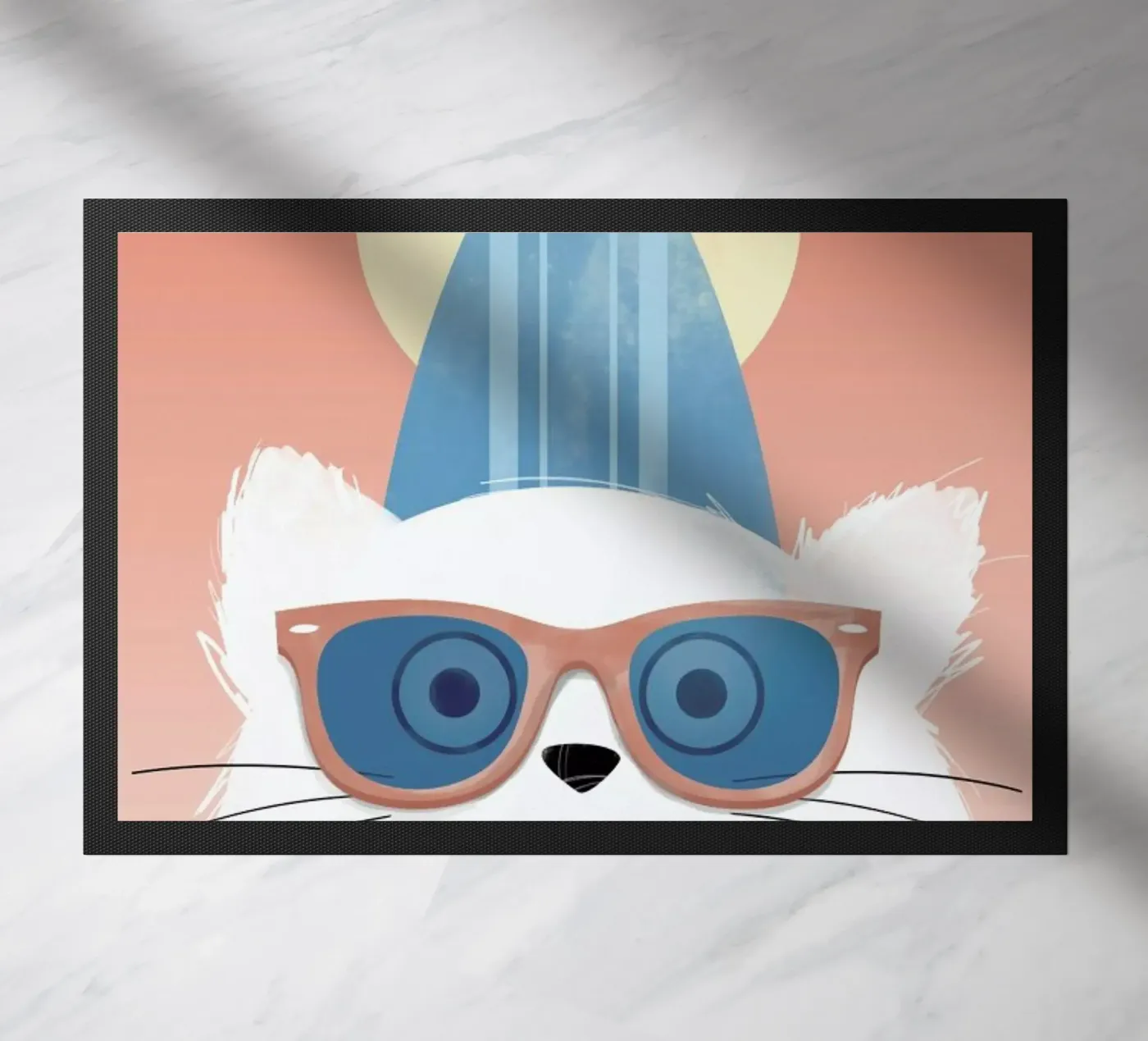 Cat Surf deurmat van Doozal