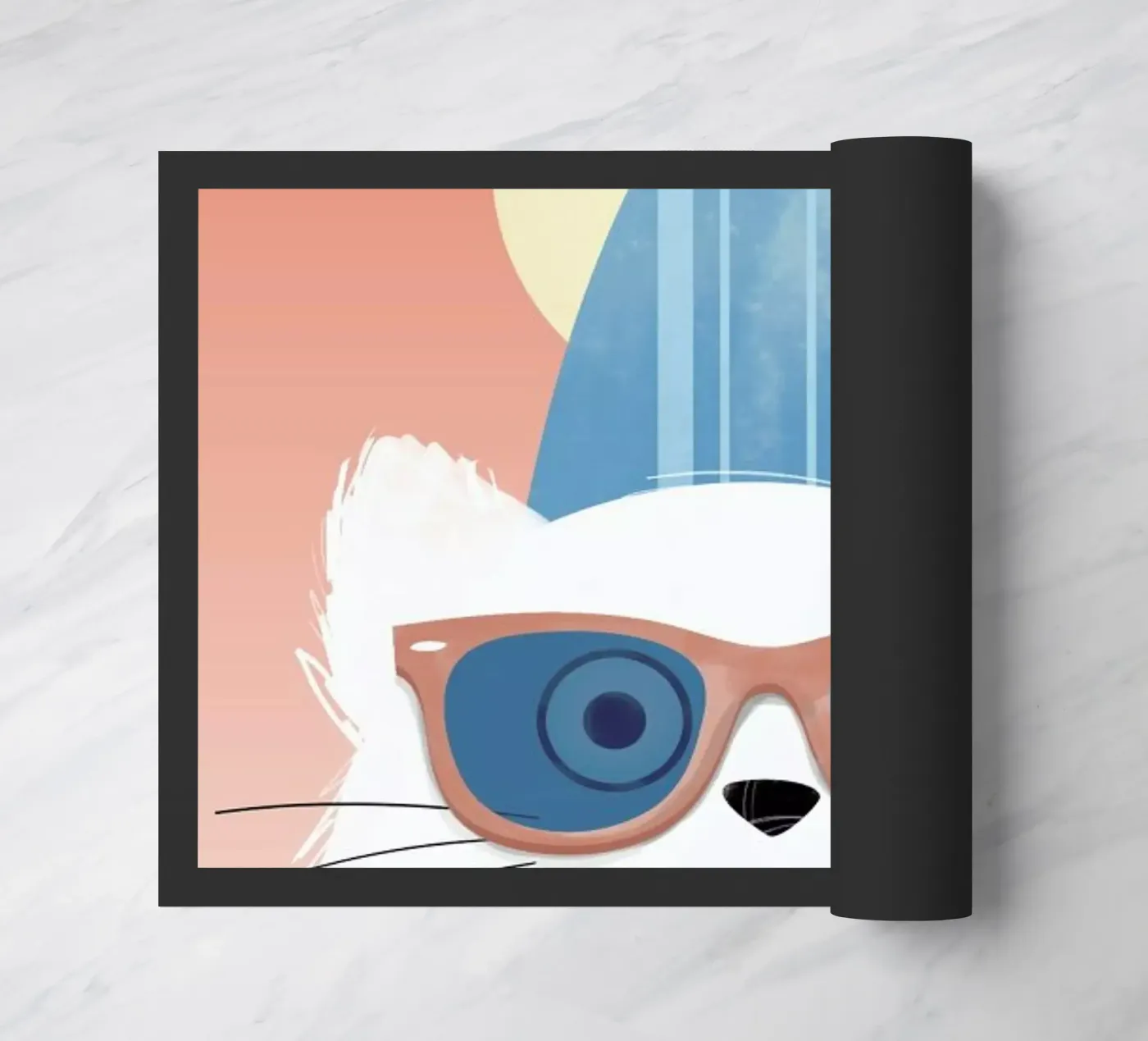 Cat Surf deurmat van Doozal