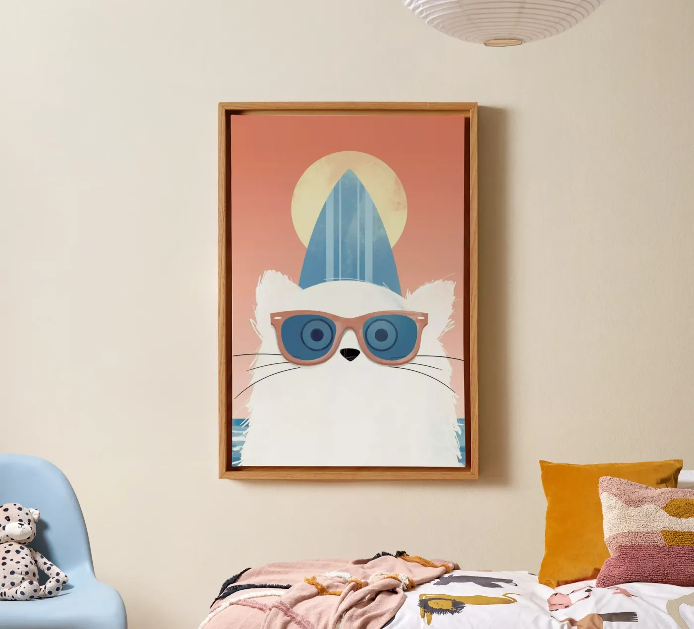 Cat Surf tela da Doozal