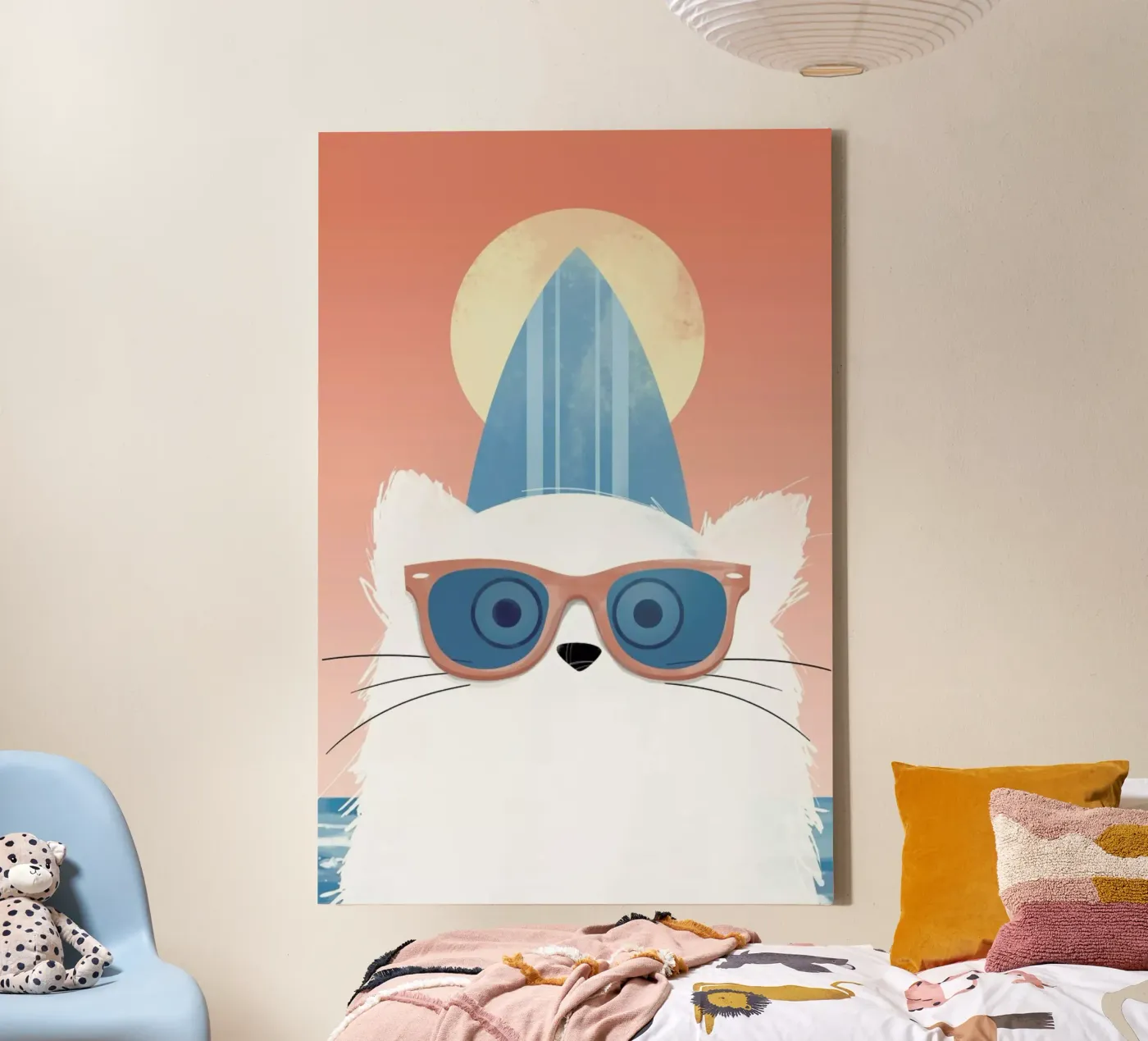 Cat Surf tela da Doozal