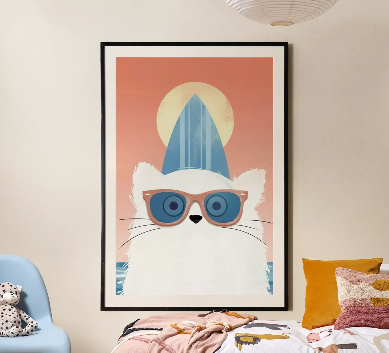 Cat Surf poster da Doozal