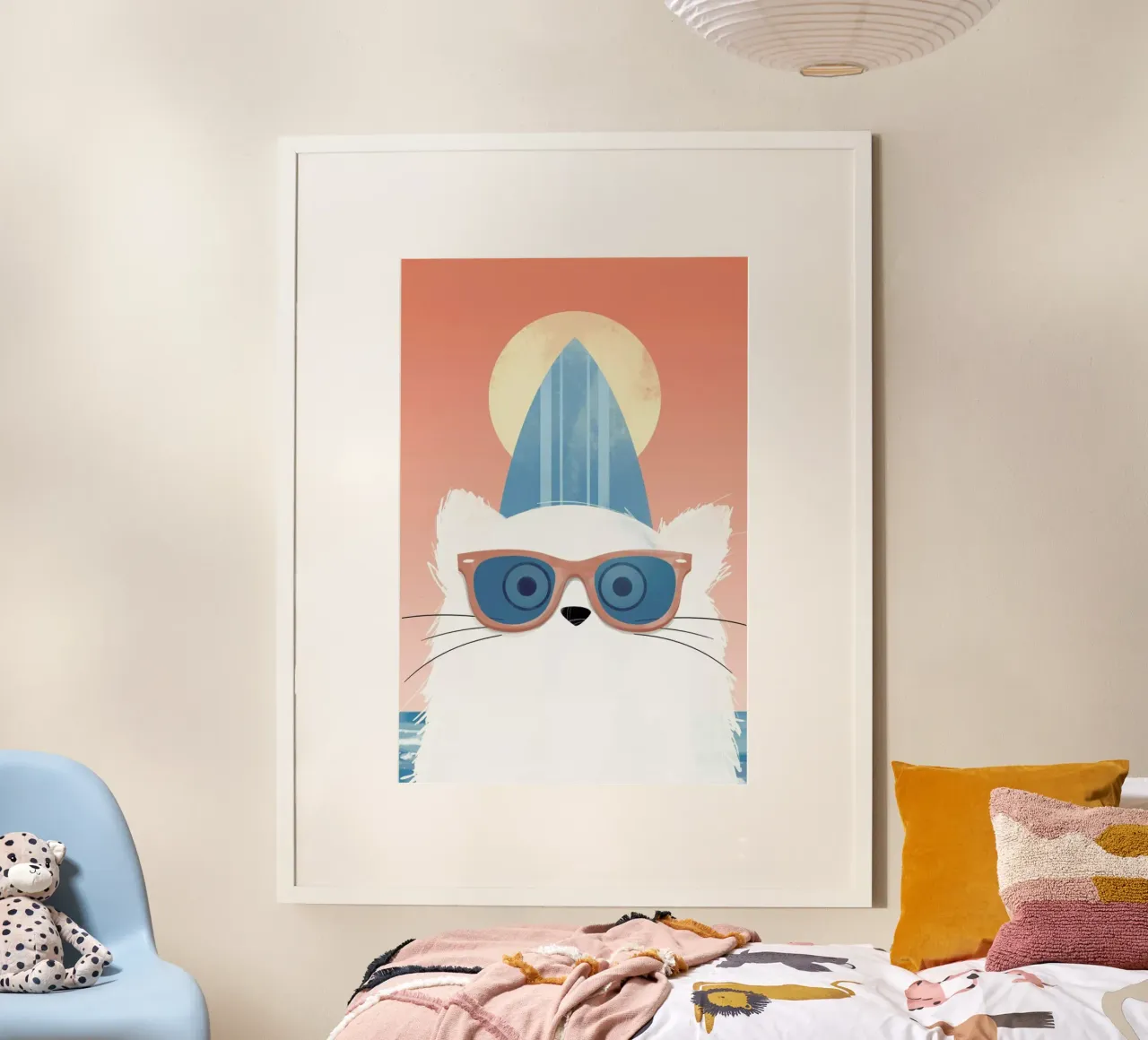 Cat Surf poster da Doozal