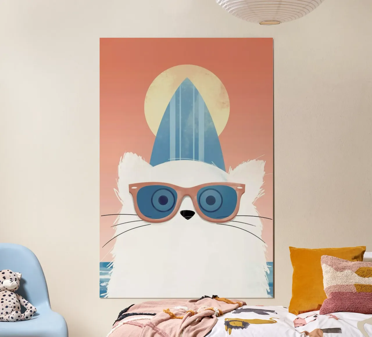 Cat Surf poster da Doozal