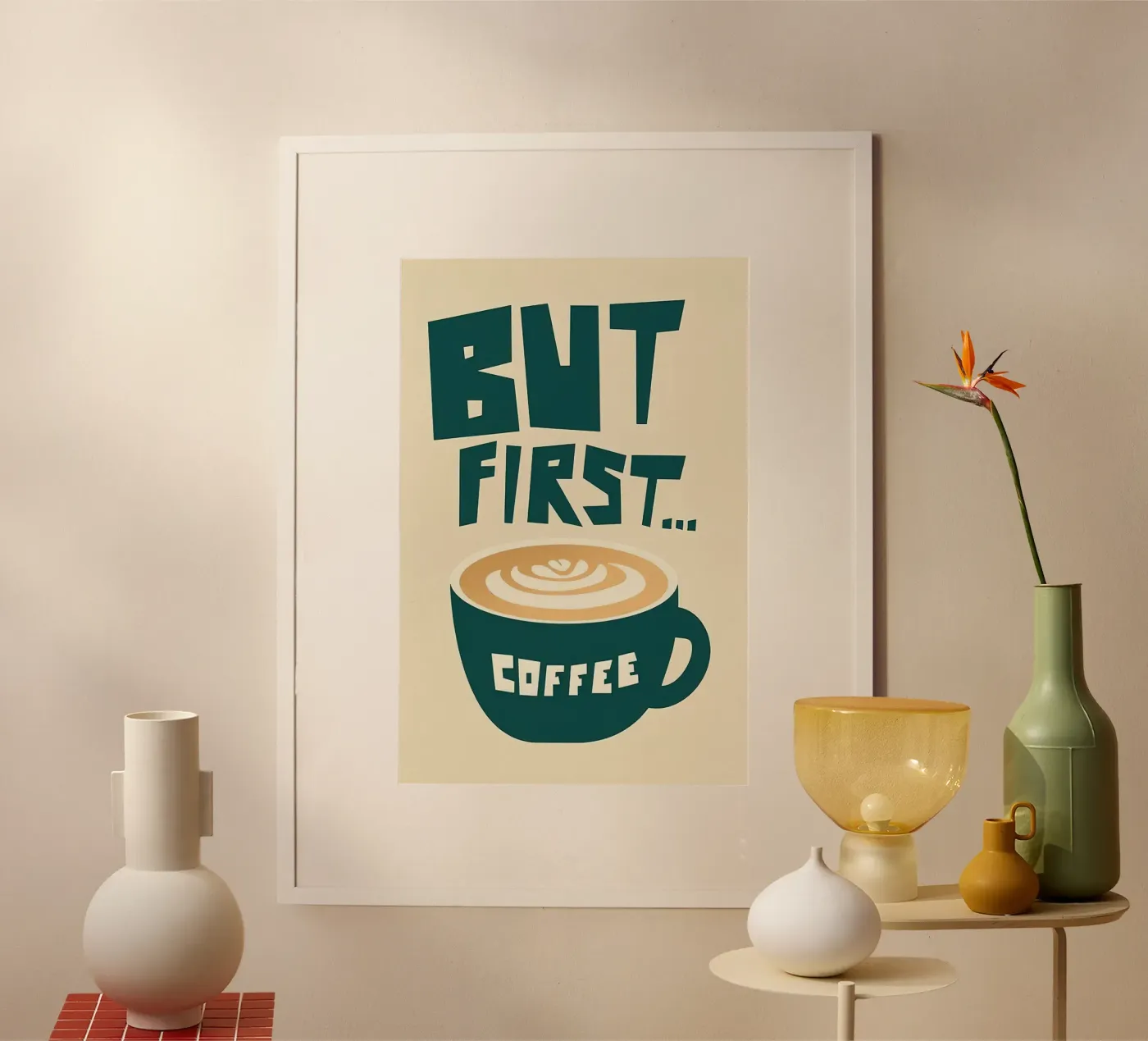 Ma prima... il caffè poster da Mildred Store