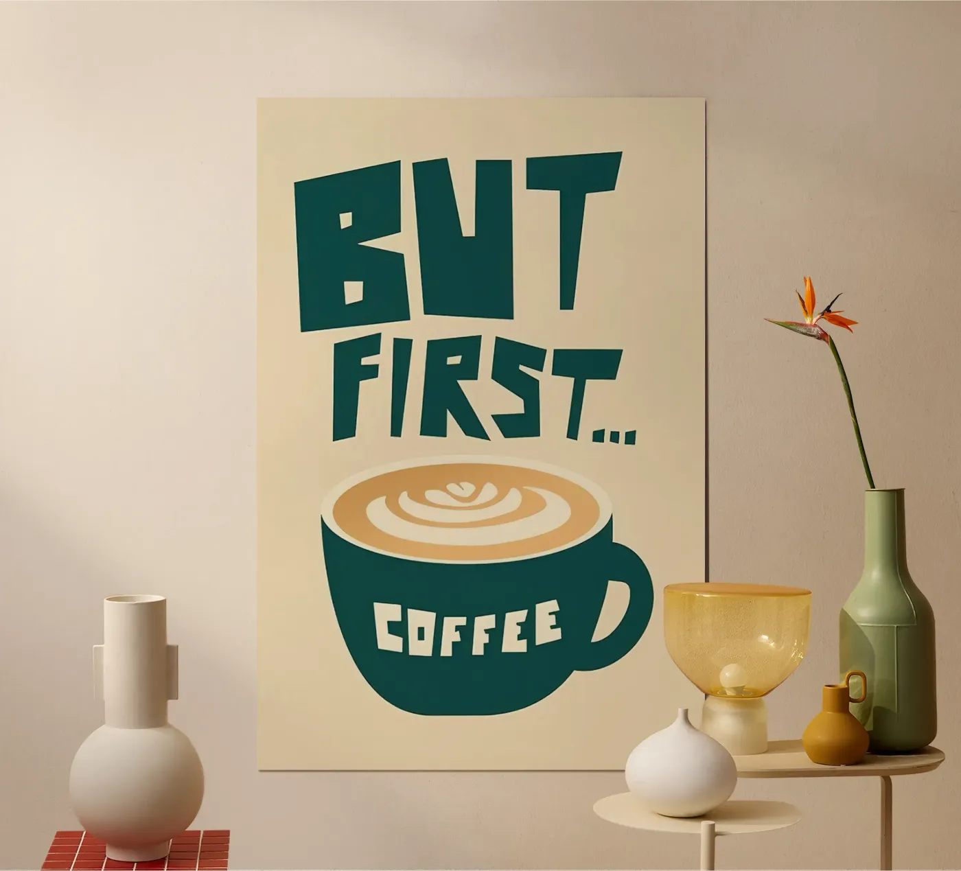 Ma prima... il caffè poster da Mildred Store