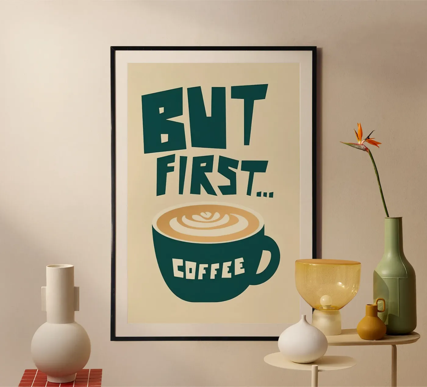 Ma prima... il caffè poster da Mildred Store