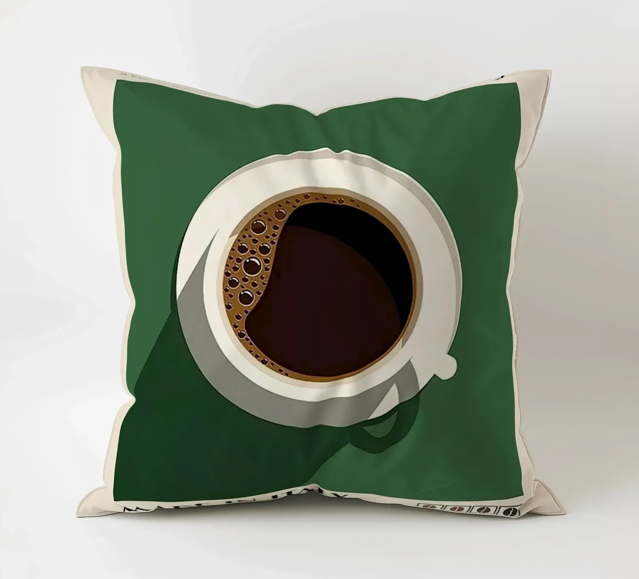 Espresso Made In Italy decorative cushion by Mildred Store