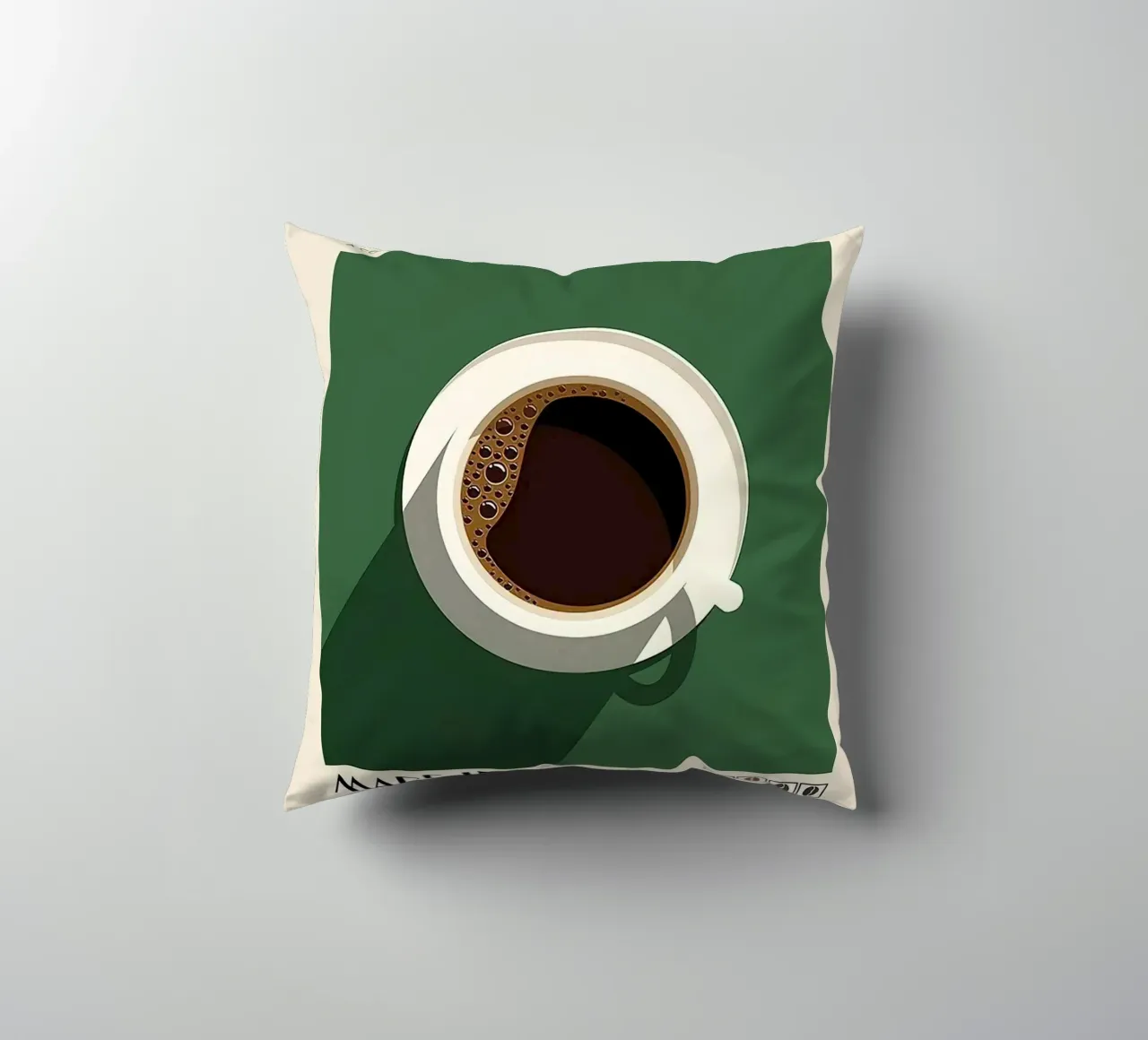 Espresso Made In Italy decorative cushion by Mildred Store
