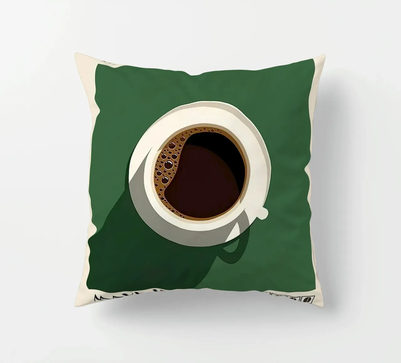 Espresso Made In Italy decorative cushion by Mildred Store