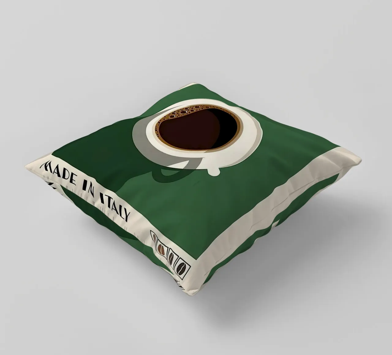 Espresso Made In Italy decorative cushion by Mildred Store
