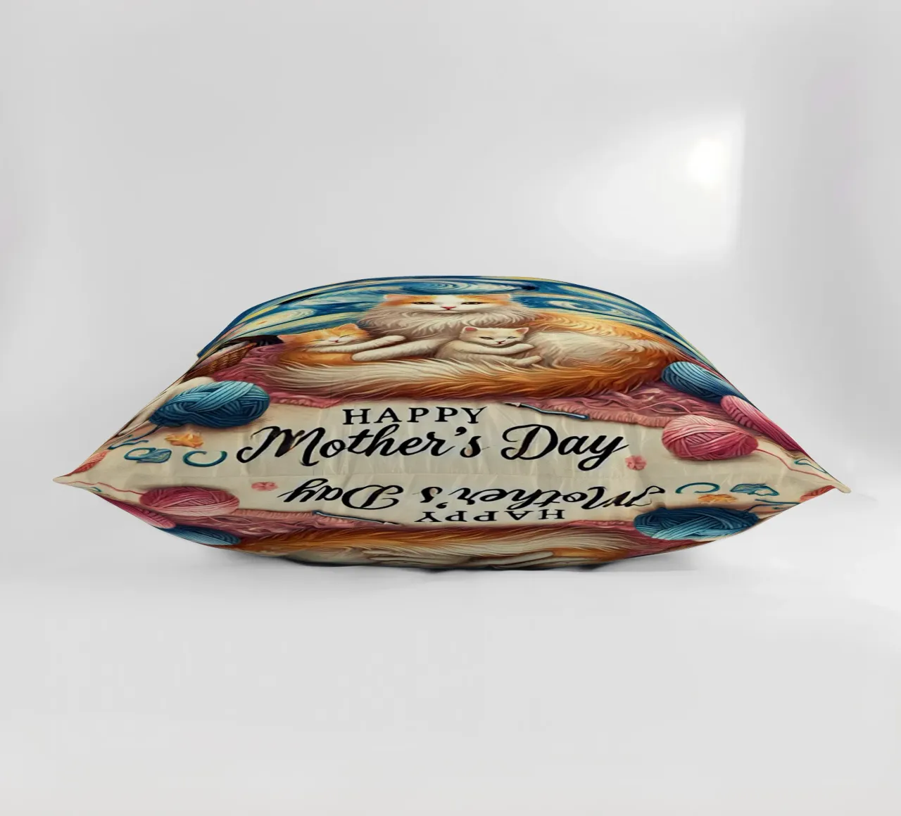 Happy Mother´s Day Kitty Cat Edition cuscino da Vintage Van Gogh