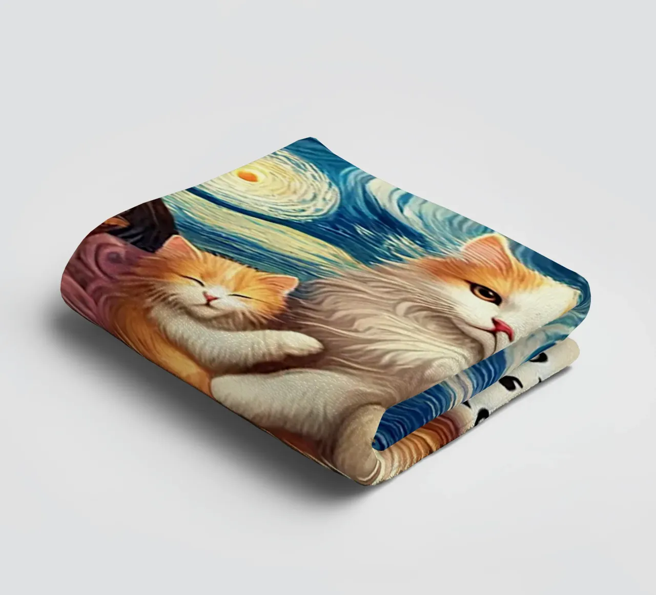 Happy Mother´s Day Kitty Cat Edition asciugamano da bagno da Vintage Van Gogh