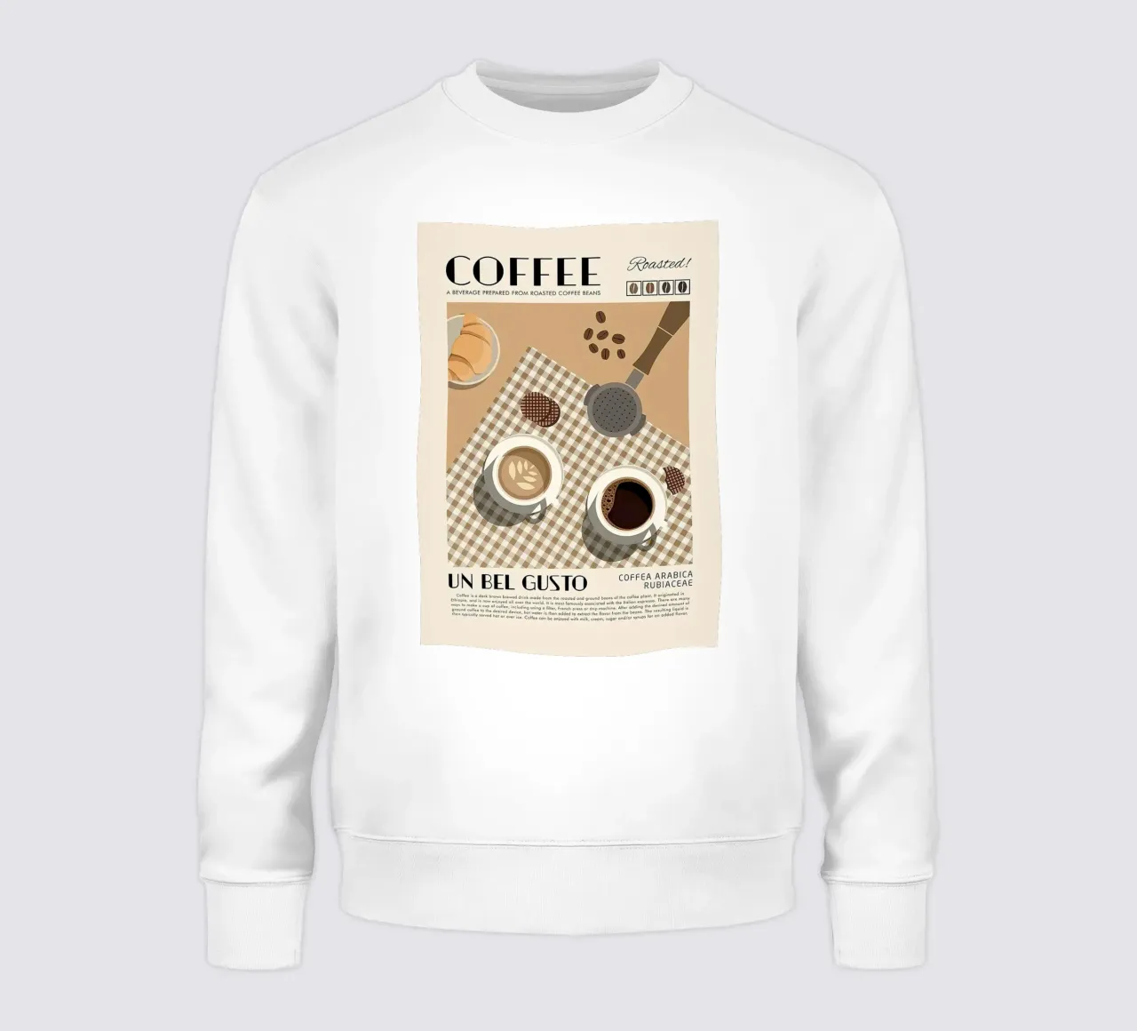 Coffee Un Bel Gusto felpa da Mildred Store