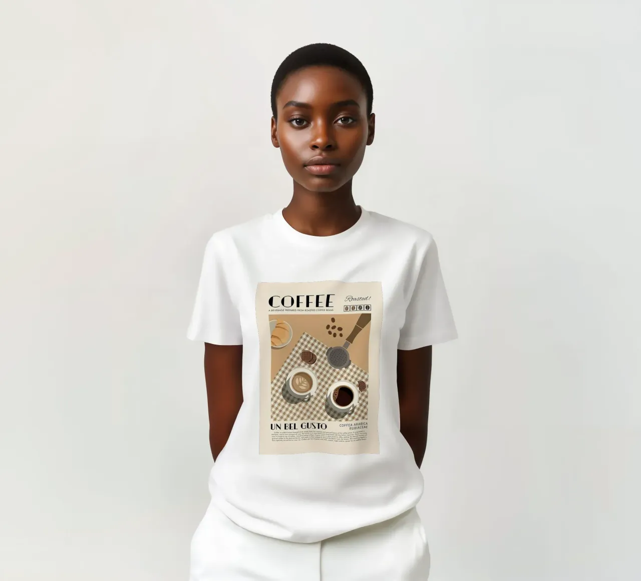 Coffee Un Bel Gusto t-shirt by Mildred Store