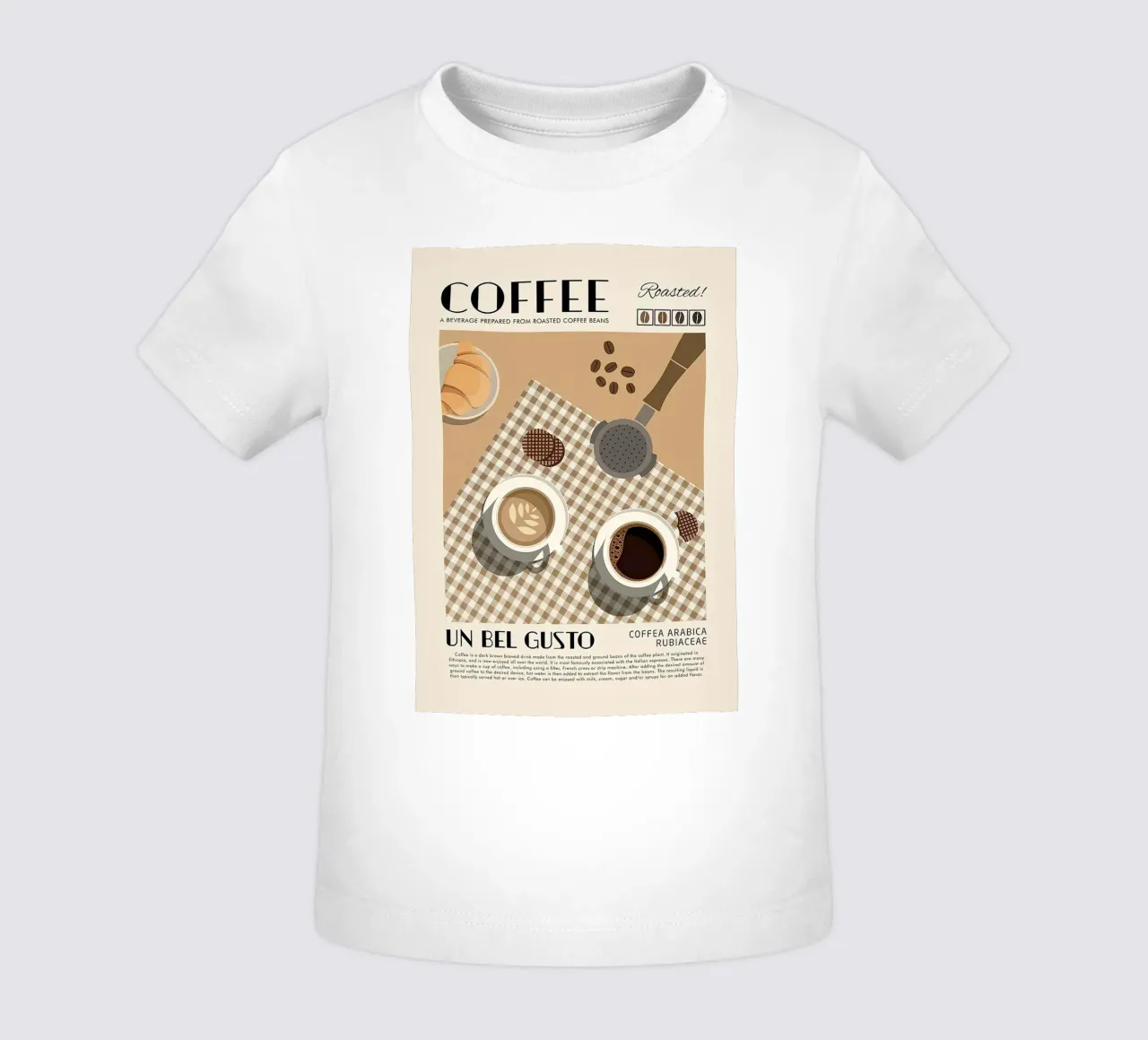 Coffee Un Bel Gusto maglietta neonato da Mildred Store