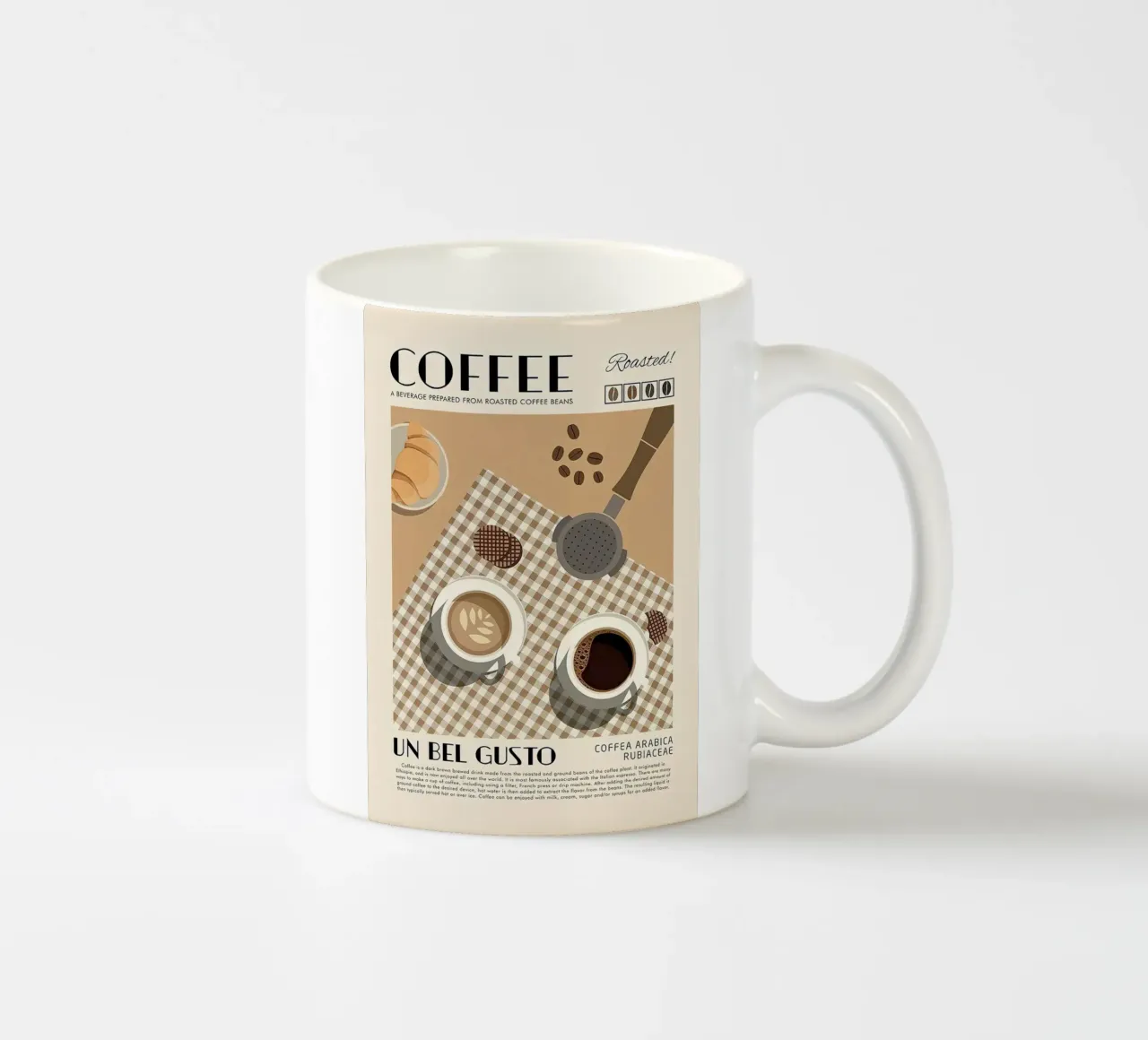 Coffee Un Bel Gusto tazza in ceramica da Mildred Store