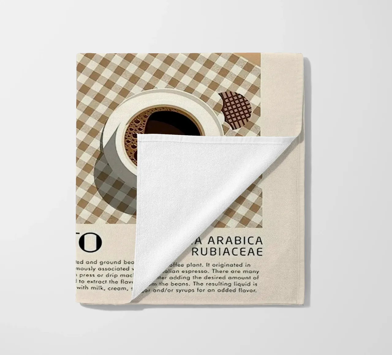 Coffee Un Bel Gusto telo mare da Mildred Store
